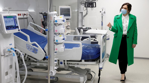 Díaz Ayuso recorre las instalaciones del nuevo complejo hospitalario. Díaz Ayuso recorre las instalaciones del nuevo complejo hospitalario.