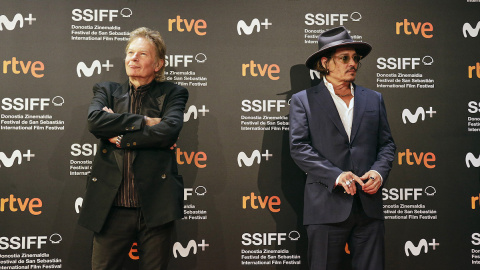 Julien Temple y Johnny Depp Julien Temple y Johnny Depp