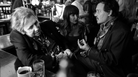 Shane MacGowan y Johnny Depp Shane MacGowan y Johnny Depp