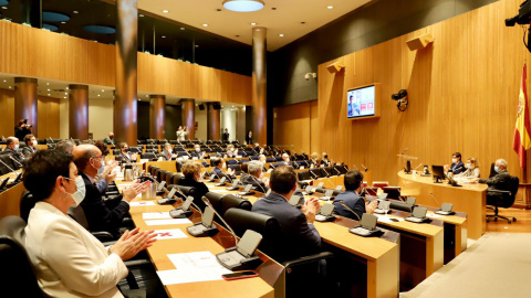 30/11/2020.- La portavoz de EH Bildu en el Congreso, Mertxe Aizpurua, participa en el acto de recuerdo a Ernest Lluch organizado por el Congreso. Grupo parlamentario EH Bildu 30/11/2020.- La portavoz de EH Bildu en el Congreso, Mertxe Aizpurua, participa en el acto de recuerdo a Ernest Lluch organizado por el Congreso. Grupo parlamentario EH Bildu