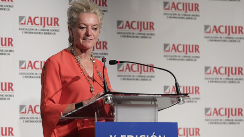 Imagen de archivo de María Luisa Segoviano, en una gala de premios.