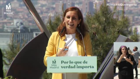 La candidata de Más Madrid destaca la "empatía" como forma de hacer política La candidata de Más Madrid destaca la "empatía" como forma de hacer política