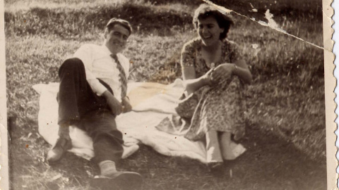 Begoña y Adolfo, abuelos de Julen Ugidos y descendientes de Antonia Cid. Begoña y Adolfo, abuelos de Julen Ugidos y descendientes de Antonia Cid.