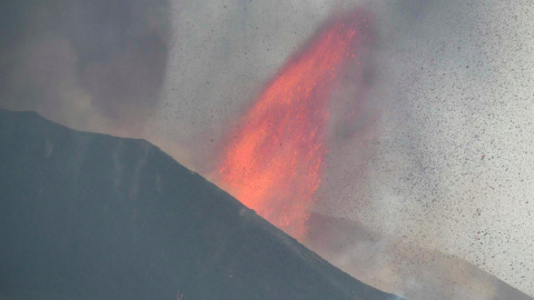 Imagen de la erupción volcánica de La Palma. Imagen de la erupción volcánica de La Palma.