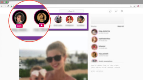 Foto publicitaria de la red social Instagram Foto publicitaria de la red social Instagram