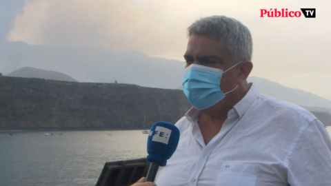 El alcalde de Tazacorte asegura que la lava está parada a 1.600 metros del mar