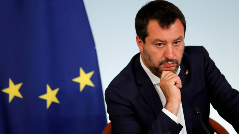 El ministro de Interior italiano, Matteo Salvini.- REUTERS El ministro de Interior italiano, Matteo Salvini.- REUTERS