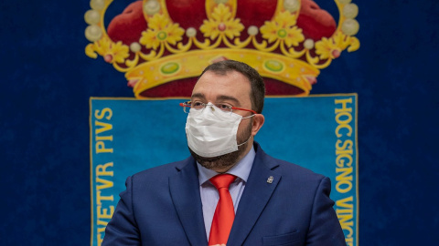 El presidente del Principado, Adrián Barbón