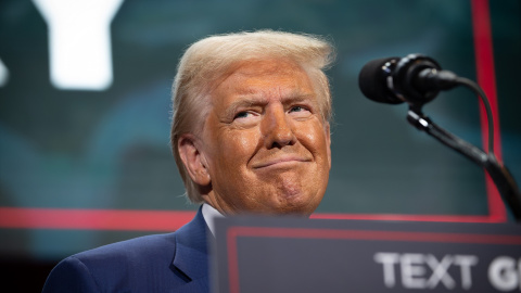 El expresidente de EEUU Donald Trump durante un acto electoral en Atlanta. El expresidente de EEUU Donald Trump durante un acto electoral en Atlanta.