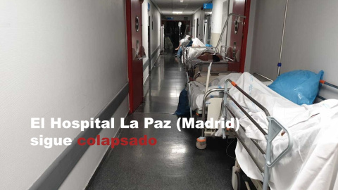 Las urgencias de La Paz siguen colapsadas: "Están destruyendo la Sanidad Pública para que la gente se haga una póliza" Las urgencias de La Paz siguen colapsadas: "Están destruyendo la Sanidad Pública para que la gente se haga una póliza"