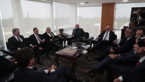 Lula y sus ministros Lula y sus ministros