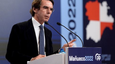 30/01/2022 José María Aznar clausura en Valladolid un acto de la campaña electoral a la Presidencia de Castilla y León junto al candidato del PP, Alfonso Fernández Mañueco 30/01/2022 José María Aznar clausura en Valladolid un acto de la campaña electoral a la Presidencia de Castilla y León junto al candidato del PP, Alfonso Fernández Mañueco