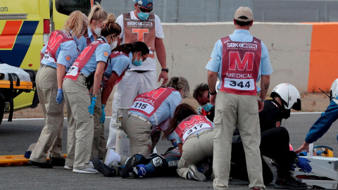 Fallece el piloto español de moticiclismo Dean Berta Viñales tras su accidente en Jerez Fallece el piloto español de moticiclismo Dean Berta Viñales tras su accidente en Jerez
