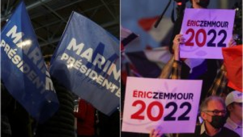 Le Pen y Zemmour, o el "irresistible ascenso" de la extrema derecha en Francia Le Pen y Zemmour, o el "irresistible ascenso" de la extrema derecha en Francia