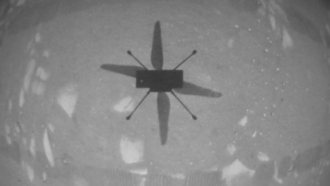 El helicóptero 'Ingenuity'. El helicóptero 'Ingenuity'.