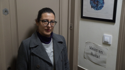 La Isi a la seva porta, el 4t 1a. La Isi a la seva porta, el 4t 1a.