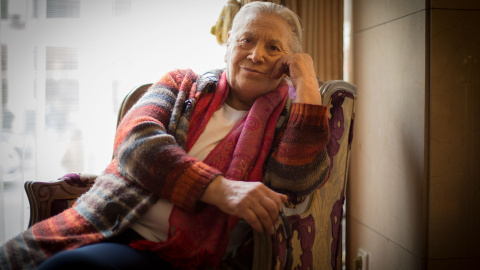 La actriz Terele Pávez, en un momento de la entrevista en el Hotel Emperador. REPORTAJE FOTOGRÁFICO: CHRISTIAN GONZÁLEZ La actriz Terele Pávez, en un momento de la entrevista en el Hotel Emperador. REPORTAJE FOTOGRÁFICO: CHRISTIAN GONZÁLEZ