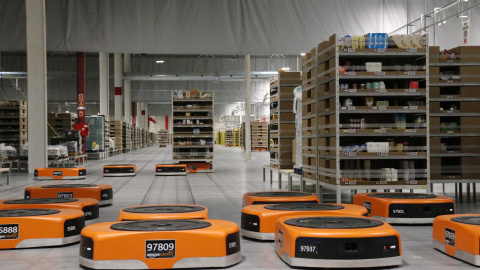 El centre logístic d'Amazon a Castellbisbal. El centre logístic d'Amazon a Castellbisbal.