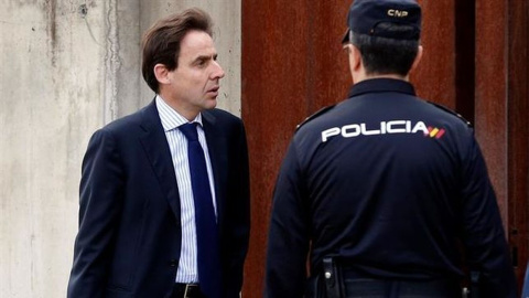 Javier López Madrid a su llegada a la Audiencia Nacional. Javier López Madrid a su llegada a la Audiencia Nacional.