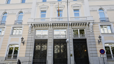Fachada del edificio del Consejo General del Poder Judicial (CGPJ), en Madrid (España) a 18 de octubre de 2020. Fachada del edificio del Consejo General del Poder Judicial (CGPJ), en Madrid (España) a 18 de octubre de 2020.