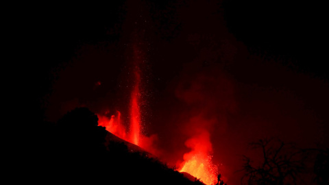 Decimosegundo día de erupción volcánica en La Palma. Decimosegundo día de erupción volcánica en La Palma.