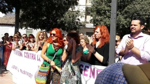Concentración en apoyo a Juana Rivas en Maracena (Granada) / EUROPA PRESS Concentración en apoyo a Juana Rivas en Maracena (Granada) / EUROPA PRESS