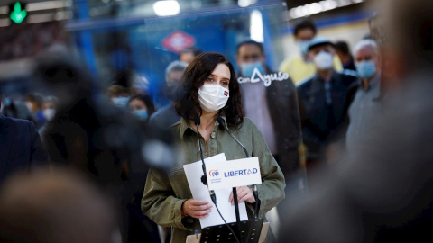 La presidenta de la Comunidad de Madrid y candidata del PP a la reelección, Isabel Díaz Ayuso. La presidenta de la Comunidad de Madrid y candidata del PP a la reelección, Isabel Díaz Ayuso.