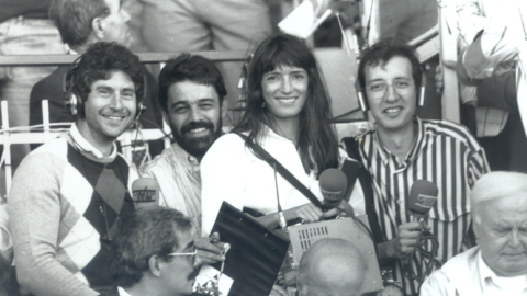 Joaquim Maria Puyal i l'equip del seu programa, en una imatge d'arxiu. / Catalunya Ràdio.