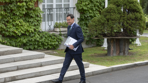 El presidente de Andalucía, Juan Manuel Moreno Bonilla, en una imagen de archivo. El presidente de Andalucía, Juan Manuel Moreno Bonilla, en una imagen de archivo.