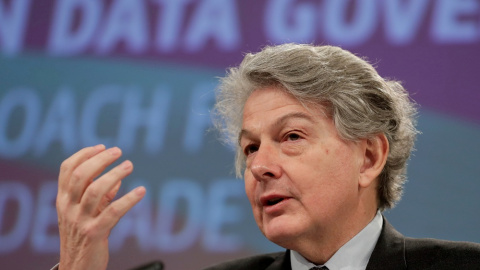 Thierry Breton, de la Comisión Europea, en una imagen de archivo. Thierry Breton, de la Comisión Europea, en una imagen de archivo.