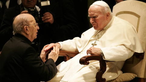 Juan Pablo II y Marcial Maciel el 30 de noviembre del 2004/REUTERS Juan Pablo II y Marcial Maciel el 30 de noviembre del 2004/REUTERS