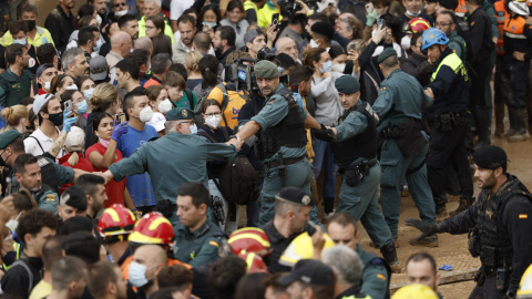 Sánchez sufre una agresión en Paiporta Sánchez sufre una agresión en Paiporta