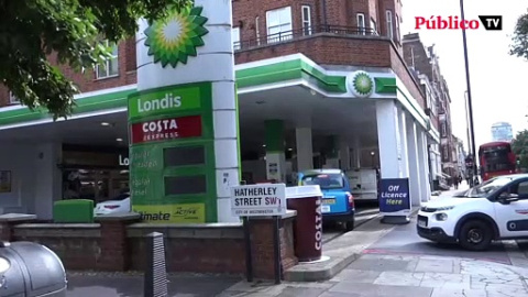 Desabastecimiento de combustible en las gasolineras de Londres Desabastecimiento de combustible en las gasolineras de Londres
