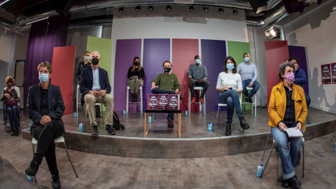 Presentación del programa electoral de Unidas Podemos.