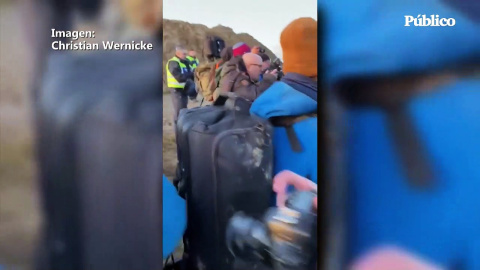 Las imágenes de la detención de Greta Thunberg en una protesta contra las minas de la ciudad alemana de Lützerath Las imágenes de la detención de Greta Thunberg en una protesta contra las minas de la ciudad alemana de Lützerath