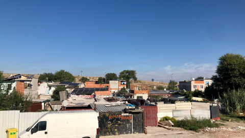 Vistas del paisaje en el sector seis dela Cañada Real. Vistas del paisaje en el sector seis dela Cañada Real.