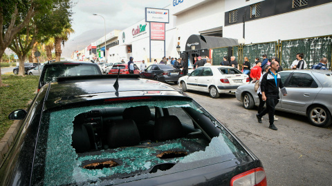 El granizo de la DANA deja lunas de los coches destrozadas El granizo de la DANA deja lunas de los coches destrozadas