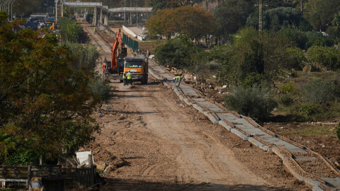 Arreglo vías de tren Valencia DANA Arreglo vías de tren Valencia DANA