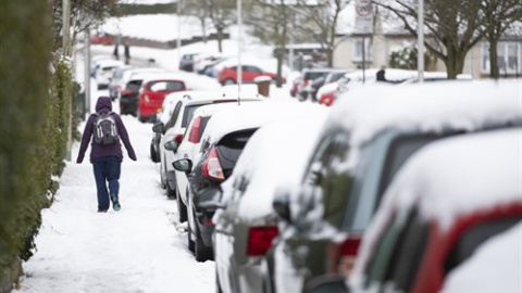 Las primeras nevadas del invierno. Las primeras nevadas del invierno.