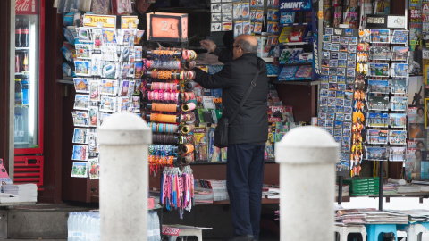Un quiosco de prensa. Archivo. Un quiosco de prensa. Archivo.