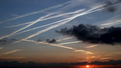 Fotografía del amanecer en València. Fotografía del amanecer en València.