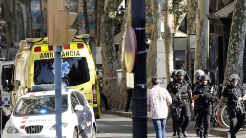 Atentado en Barcelona. EFE
