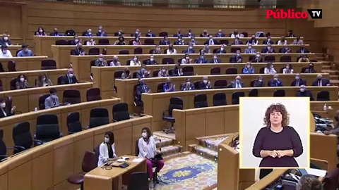 Marlaska, a Maíllo: "En los únicos papeles en los que he salido es en los de ETA" Marlaska, a Maíllo: "En los únicos papeles en los que he salido es en los de ETA"