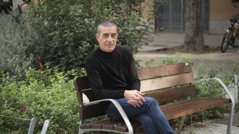 Xavier Godàs, fotografiat al centre de Barcelona. Xavier Godàs, fotografiat al centre de Barcelona.