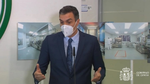 Sánchez asegura que ya se está "al principio del fin de la pandemia" Sánchez asegura que ya se está "al principio del fin de la pandemia"