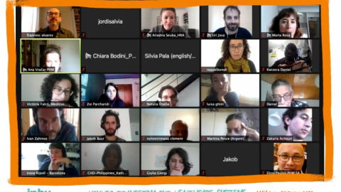 Imatge de les sessions de preparació de la IPHU. Imatge de les sessions de preparació de la IPHU.