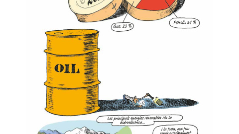 26/01/2023 - Una de les vinyetes del còmic 'Un món sense fi'. 26/01/2023 - Una de les vinyetes del còmic 'Un món sense fi'.