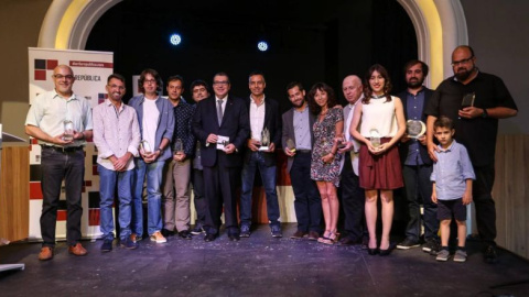 Imagen de una edición anterior de los Premios Tarragona, organizados por el digital República Checa. Imagen de una edición anterior de los Premios Tarragona, organizados por el digital República Checa.