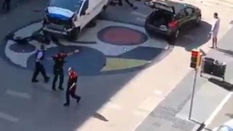 Una sola persona anava dins la furgoneta que es va utilitzar en l'atemptat