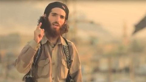 Captura del vídeo difundido por el Estado Islámico. Captura del vídeo difundido por el Estado Islámico.